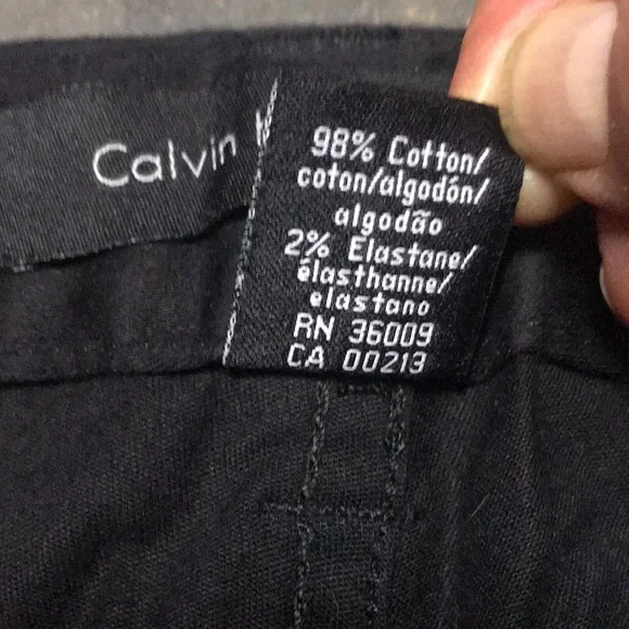 Calvin Klein Jeans black crop pants size 6 - Picture 8 of 9